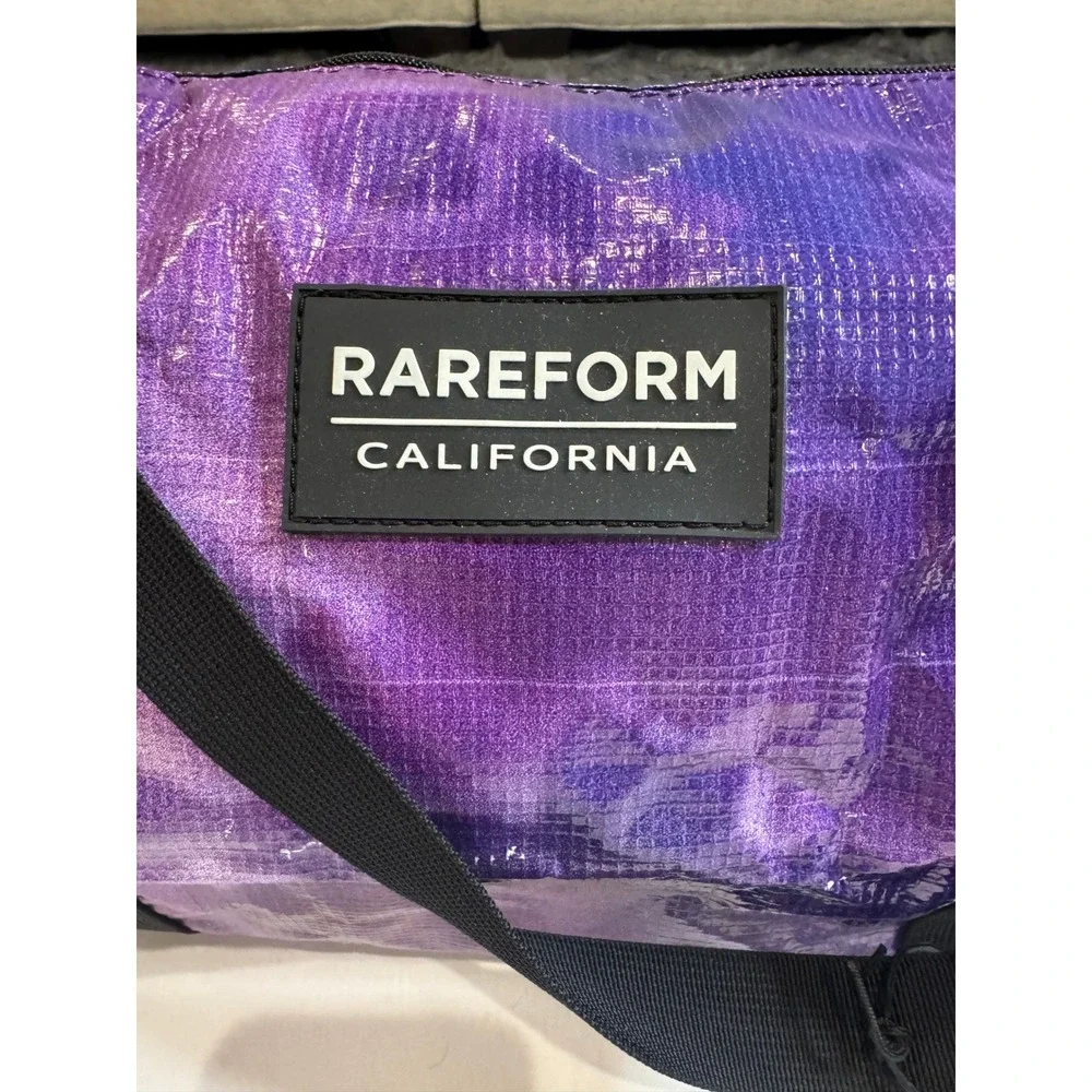Rareform‎ Duffel Bag Unisex Purple NEW Repurposed Billboard Vinyl One of a Kind